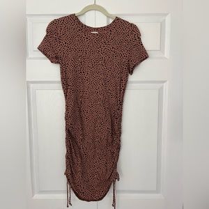 PINK VS NWOT Dress size small soft material cheetah print / animal print